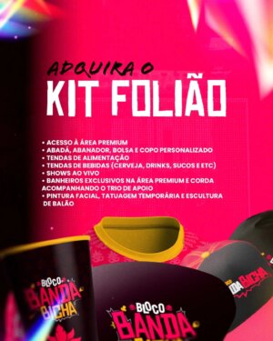 Claudia Leitte Instagram - 🔥 O maior Carnaval de Guarulhos está chegando e a nossa embaixadora @claudialeitte e vai comandar a festa! 

Se liga no que preparamos para você, nesse sábado (22):

Kit Folião:
✅ Acesso à área premium
✅ Abadá, abanador, bolsa e copo personalizado
✅ Tendas de alimentação e bebidas (cerveja, drinks, sucos e mais!)
✅ Shows ao vivo
✅ Banheiros exclusivos na área premium e corda acompanhando o trio de apoio
✅ Pintura facial, tatuagem temporária e escultura de balão com @tvinfancia_tiomelancia

Quer ainda mais? Garanta seu acesso ao trio de apoio e tenha:
✅ Todos os benefícios do Kit Folião
✅ Banheiros exclusivos no trio de apoio
✅ Open chopp
✅ Vista privilegiada do Carnaval

Não fique de fora! LINK NA BIO e vem viver essa experiência única! 🚀