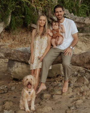 Cleo Massey Instagram - 13 years together and 3 years married today. 🤍🌛 I am absolutely in love with you and in love with the life and family we’ve created. 👶🏼🐶 I pinch myself everyday. 🍀

Photos by the amazing @emmatianphotography