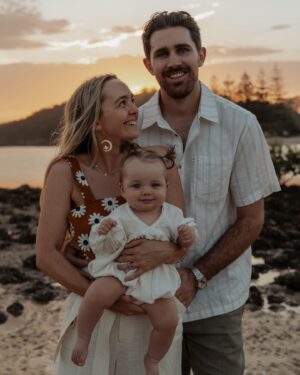 Cleo Massey Instagram - 13 years together and 3 years married today. 🤍🌛 I am absolutely in love with you and in love with the life and family we’ve created. 👶🏼🐶 I pinch myself everyday. 🍀

Photos by the amazing @emmatianphotography