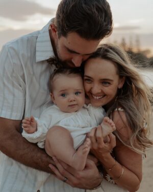 Cleo Massey Instagram - 13 years together and 3 years married today. 🤍🌛 I am absolutely in love with you and in love with the life and family we’ve created. 👶🏼🐶 I pinch myself everyday. 🍀

Photos by the amazing @emmatianphotography