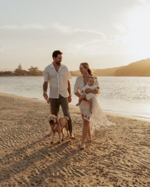 Cleo Massey Instagram - 13 years together and 3 years married today. 🤍🌛 I am absolutely in love with you and in love with the life and family we’ve created. 👶🏼🐶 I pinch myself everyday. 🍀

Photos by the amazing @emmatianphotography