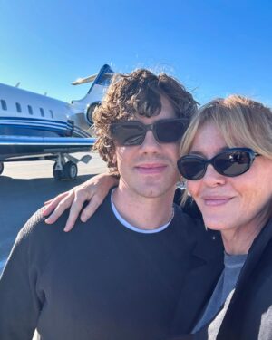 Connie Nielsen Instagram - Day 1❤️🍾 A heartfelt thank you for the incredible experience at the #f1 #grandprixlasvegas2024 to @scuderiaferrari @gladiatormovie @paramountpics - truly exciting - and for celebrating with me 🙏🙏🙏 my darling Seba