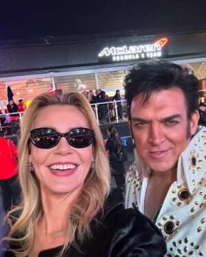 Connie Nielsen Instagram - Day 1❤️🍾 A heartfelt thank you for the incredible experience at the #f1 #grandprixlasvegas2024 to @scuderiaferrari @gladiatormovie @paramountpics - truly exciting - and for celebrating with me 🙏🙏🙏 my darling Seba