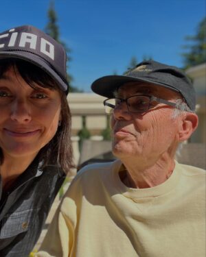 Constance Zimmer Instagram - This will be our first Christmas without our dad. We lost our stepmom before Christmas in 2022. It’s surreal feeling like I’m forgetting to call them and then realizing they’re both gone now. I’m so happy for them that they are in some form, back together. Christmas was always JoAnne’s favorite holiday especially when it snowed. I’m grateful that I got to watch them live their lives to the fullest and take trips with them to places we may never have traveled to otherwise. My dad would say “I’m glad I lived the life that was right in front of me!” May you always be able to live the life that is right in front of you. #happyholidays