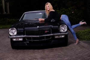 Courtney Hansen Instagram - A little rain only adds to the adventure. 💦 This is my all original 1970 Camaro Z28. See gorgeous customs built & given away to worthy recipients in 10 NEW episodes of Ride Of Your Life season 2….premiering this Tues, Feb 11th!!! At 8, 9 & 10 PM EST!! First on @motortrendtv, & soon on @discoveryplus & @hbo Max 💥