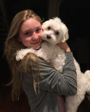 Cozi Zuehlsdorff Instagram - Yesterday was a bit of a shock ♥️ within a few hours, my family dog Bandit started declining and we ended up having to say goodbye. 

Bandit, when I was a little girl, I wished for you on every birthday candle. Thank you for the best 14 years. I’m gonna miss your raspy bark, your obsession with treats, hearing you happily panting in the other room, watching you gleefully tear up our wrapping paper on Christmas…the house is so quiet without you. But already we’re finding ways to keep your memory alive. ♥️ We adore you, Bandi.