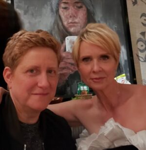 Cynthia Nixon Instagram - Happy Valentines Day, baby. 
Can’t believe I get to spend my life with you. 
❤️❤️❤️