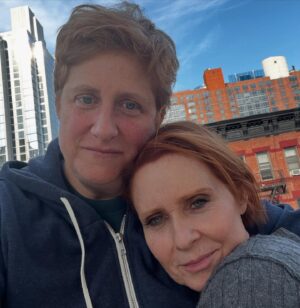 Cynthia Nixon Instagram - Happy Valentines Day, baby. 
Can’t believe I get to spend my life with you. 
❤️❤️❤️