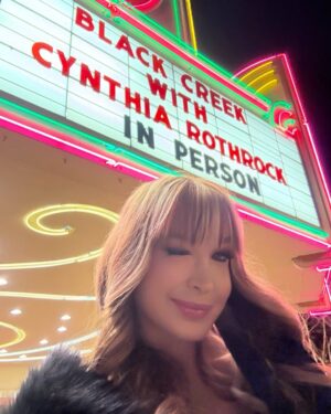Cynthia Rothrock Instagram - Magical night at our second red carpet Black Creek premiere.. which will be available on major streaming platforms early summer #cynthiarothrock #blackcreekmovie #actionfilms