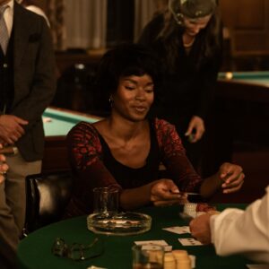 Damaris Lewis Instagram - Damaris Lewis stars as Babs Wingo. Born in Georgia and raised in Ohio, Babs and her sisters Ethyl & Marva trained tumbling, judo and gymnastics at their local YMCA. Discovered by Billy Wolfe after he took inspiration from Jackie Robinson, they quickly shot to the top of cards and drew some of the biggest gates of their time, even being top billed alongside the most famous male wrestlers of the era like Gorgeous George. 

With the bulk of their careers occurring while Jim Crow laws were still in effect, the unique nature of the sisters’ success and prosperity during this era cannot be overstated, yet it remains a forgotten piece of American history.

Queen of the Ring hits theaters March 7th 🍿🤼‍♀️