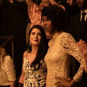 Damaris Lewis Instagram - Damaris Lewis stars as Babs Wingo. Born in Georgia and raised in Ohio, Babs and her sisters Ethyl & Marva trained tumbling, judo and gymnastics at their local YMCA. Discovered by Billy Wolfe after he took inspiration from Jackie Robinson, they quickly shot to the top of cards and drew some of the biggest gates of their time, even being top billed alongside the most famous male wrestlers of the era like Gorgeous George. 

With the bulk of their careers occurring while Jim Crow laws were still in effect, the unique nature of the sisters’ success and prosperity during this era cannot be overstated, yet it remains a forgotten piece of American history.

Queen of the Ring hits theaters March 7th 🍿🤼‍♀️