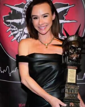 Danielle Harris Instagram - Thank you @newyorkcityhorrorfilmfest for honoring me this year! I’ve got a feeling 2025 is gonna be THE year I’ve been looking forward to for quite some time. 🤞🏼❤️😎photo by @gabrielcymbals