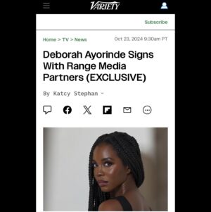 Deborah Ayorinde Instagram - Let’s go @rangemp ✨✨✨