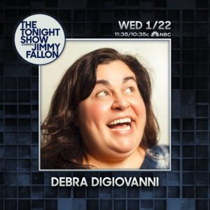Debra DiGiovanni Instagram - Oh hello. This is happening!!! I’m so nervous and excited!! It was my comedy anniversary last week and this is a lovely way to celebrate! Tune in to see this Canadian girl make her #FallonTonight debut!
