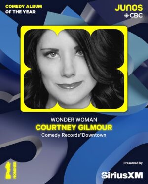Debra DiGiovanni Instagram - Jazzed to tell you I’m nominated for @thejunoawards for BEST COMEDY ALBUM alongside my funny friends @ivanwdecker @courtneyjgilmour  @jess_salomon and @nathanmacintosh 
Thanks to the Junos for the nom and @siriusxmcanada for the support and @counterfeitpics for making this album with me!! 🩷🇨🇦