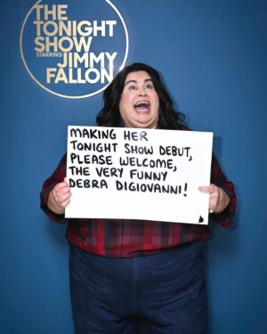Debra DiGiovanni Instagram - This was THE BEST DAY!! Everyone on @fallontonight was amazing and kind and it was a pleasure from start to finish!! 📸 @toddowyoung