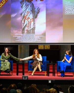 Debra Messing Instagram - So many thoughts….

Thursday we had the largest screening of our documentary @octoberh8te at the @streickercenter in NYC. Nearly 1000 people came to see our film that follows the explosion of anti semitism on college campuses after October 7th, and the explosion of extremism that threatens our Democracy.

I am so proud of this film, and constantly humbled by the audience response. @wsachs our visionary director, along with one of the ‘stars’ of the film, young activist @tessaveksler who will no doubt be a vital voice for our community, spoke afterwards about our journey here. For those of you who have asked, exciting news about a theatrical release and streaming is coming very soon, so it will be accessible to everyone, which was always the goal.

This has been a painful few weeks. Praying for our hostages to be released, waiting for names, waiting for names of those still alive, and being crushed by H#mas’s continuous psychological torture of making and breaking promises. I can only imagine the anguish this has been causing the hostages’ families and I pray for their strength and continued faith. 

We celebrate the release of 4 beautiful, brave, superhumanly strong young women who have been tortured and starved and abused for almost 16 months. The sick show they were forced to perform amidst 100s of screaming, masked, teiiorists,  holding guns- the fake uniforms, the drug induced forced smiles and thank yous in Arabic, the gift bag and certificates,  shows that they are Masters of propaganda. It was all required to see them back in the arms of their families. But oh how beautiful were those reunions. 

Karina, Naama, Lira, Daniella welcome home. 
Our film will ensure your stories are not forgotten. We pray for every remaining hostages return.

Tomorrow is 80 years since the liberation of Auschwitz. We have said “Never Again, Never Forget.” As we cherish the voices of the remaining Holocaust survivors, protecting their stories to be shared by our future ancestors, let us tell our stories now. Be brave, be proud, be unignorable, wear your Chai or your Magen David, make people see that we are not going anywhere and we are not afraid. 
💙