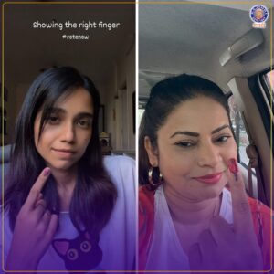 Deepti Devi Instagram - मराठी कलाकारांनी बजावला मतदानाचा हक्क!❤️👉

#voting #rajshrimarathi #marathicelebs #vote #matdan