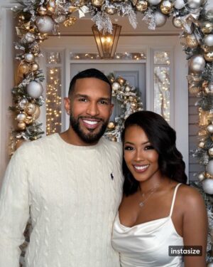 Denyce Lawton Instagram - Happy Holidays Everyone!!! Our FIRST Christmas as The GRASTI’s!!! 🥰😍 We’ve had the fun of being able to celebrate Christmas in Atlanta, Miami and now Los Angeles !!! Sharing some of our Holiday Cards that we only shared with Close Family & Friends over the years 🥰🥰 

NOTE : To those who aren’t able to feel joyous or celebratory right now during the holidays… my deepest love and thoughts are with you and your family as you endure what you’re experiencing! Wishing EVERYONE more love, light, prosperity, great health, wealth, joy, compassion, self love & healing !!! 🫶🏽🫶🏽🫶🏽

♥️ The GRASTI’s #GrastiEverAfter Denyce, Eban, Kimchi & Mochi #MerryChristmas #Christmas2024