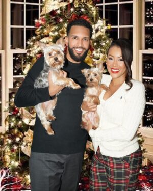 Denyce Lawton Instagram - Happy Holidays Everyone!!! Our FIRST Christmas as The GRASTI’s!!! 🥰😍 We’ve had the fun of being able to celebrate Christmas in Atlanta, Miami and now Los Angeles !!! Sharing some of our Holiday Cards that we only shared with Close Family & Friends over the years 🥰🥰 

NOTE : To those who aren’t able to feel joyous or celebratory right now during the holidays… my deepest love and thoughts are with you and your family as you endure what you’re experiencing! Wishing EVERYONE more love, light, prosperity, great health, wealth, joy, compassion, self love & healing !!! 🫶🏽🫶🏽🫶🏽

♥️ The GRASTI’s #GrastiEverAfter Denyce, Eban, Kimchi & Mochi #MerryChristmas #Christmas2024