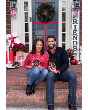 Denyce Lawton Instagram - Happy Holidays Everyone!!! Our FIRST Christmas as The GRASTI’s!!! 🥰😍 We’ve had the fun of being able to celebrate Christmas in Atlanta, Miami and now Los Angeles !!! Sharing some of our Holiday Cards that we only shared with Close Family & Friends over the years 🥰🥰 

NOTE : To those who aren’t able to feel joyous or celebratory right now during the holidays… my deepest love and thoughts are with you and your family as you endure what you’re experiencing! Wishing EVERYONE more love, light, prosperity, great health, wealth, joy, compassion, self love & healing !!! 🫶🏽🫶🏽🫶🏽

♥️ The GRASTI’s #GrastiEverAfter Denyce, Eban, Kimchi & Mochi #MerryChristmas #Christmas2024