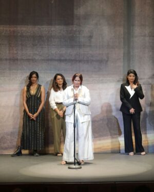Divya Prabha Instagram - 📸 Así ha sido el emocionante estreno de #LaLuzQueImaginamos en el #72SSIFF con Payal Kapadia y las tres protagonistas.

Ha sido la primera presentación de la película en nuestro país tras recibir el Gran Premio del @festivaldecannes 🏆

¡Y el 13 de diciembre llega a los cines!