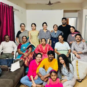 Diya Krishna Instagram - Fam-Jam before THE WEDDING 🦋🌸🧿