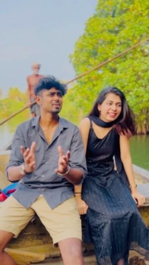 Diya Krishna Instagram - A very old video of us😂❤️🦋🥰
Shot by @vasudevsujit