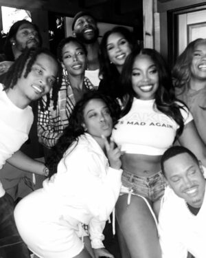 Dominique Perry Instagram - I'm all late lol, 
God gave me an opportunity to be apart of this amazing project. To have "T. I. P comin live from the V.I.P" FaceTime me one night while I'm literally in my headscarf to ask me to be apart of a romantic comedy that he is directing I was embarrassed, yet honored. Haha To be under his direction was a dream. 
@terrencej it was an absolute pleasure working next to you. To this cast yall are family. So much genuine love, that is RARE!! 
@prince_khyseam and @jobellaluv thank you for making me beautiful on camera I love u yall! Thank you @yaneley for mentioning my name in that room and believing in me. I love u and can't wait for another with you. 
Love y'all! My BRUDA BRUDAS!! (Inside joke) lol cheers to the cast of upcoming film "Situationships". 🥂

Side note: filming is Atlanta isssss yessss LAWD!