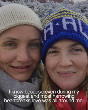 Drew Barrymore Instagram - Dear friends, I love you.