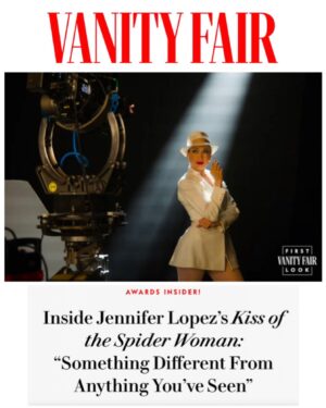 Elaine Goldsmith-Thomas Instagram - I honestly cannot wait for you all to see the spectacular #KissOfTheSpiderWoman directed by the incomparable #BillCondon. No words. Just music, passion and love WITHOUT gender lines. @jlo @iamtonatiuh @diegoluna_ @tomkirdahy #GregYolen @barryjayj @courtneybaxterr @artistsequity Read the article #linkinbio 
📸 @lacarba