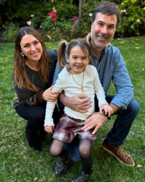 Elizabeth Hendrickson Instagram - Thankful for bribery and what I did for her to wear this outfit. 
Have a Happy Thanksgiving 🫶