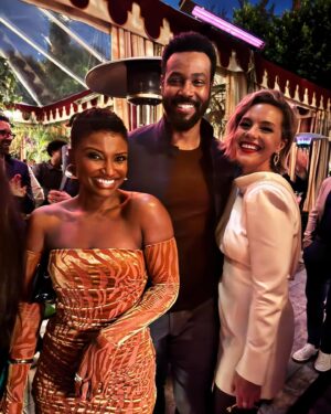 Eloise Mumford Instagram - thank you @sagawards   @entertainmentweekly for the most delightful celebration ♥️ 

plus hanging with my @crossonprime fam? heaven, always. 

styling: @benjaminholtrop 
hair/makeup: @kimberlybragalone