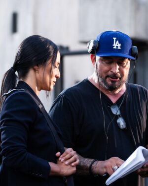 Emily Alabi Instagram - When your passion for helping others and commitment to seeking the truth conflict with your love life, things get messy. 🫣

Tan and Olivia are back in action!

Written and directed by these two amazing individuals, @ameliasims and @boxerbray10 🎬

Thank you for your vision, direction, and love.

Tune in tomorrow night at 8pm on CBS! 💥
#swat #cbs 

📸 @davinophotostudio