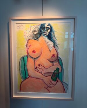 Emma Barnett Instagram - 1. Today I turned 40.

2. I sat very near this painting, drink in hand: Female drinker by George Condo 

3. And received many excellent cards, messages and notes. I particularly loved the quote on this one. 

Lunch is where it’s at. 

Hiccup. 

#40 #lunch #professionalluncher