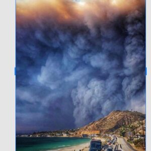 Erin Brockovich Instagram - Holy shit! This says it all. We evacuated/fled from this monstrous blaze! Feeling so blessed to be home and still have it standing and so SAD for the many hurting who  lost their homes. Terrifying, heartbreaking.  Sending an abundance of LOVE to our firefighters, officers, neighbors, family and friends who continue to battle and assist us in this horrific disaster and sending love and strength for families who lost their homes. 🙏