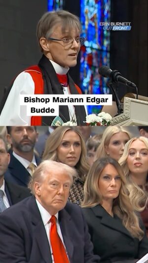 Erin Burnett Instagram - The Washington bishop who told President Trump to “have mercy” on immigrants and members of the LGBTQ community speaks to Erin Burnett. #cnn #trump #lgbtq #lgbt #migrants #immigration #border #church