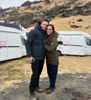 Erin Cahill Instagram - Merry Christmas Eve Eve, loves! While we are all binging holiday movies… Did you know that a whole slew of current Countdown to Christmas Hallmark movies are now streaming on @hallmarkplus ?! Including CHRISTMAS QUEST!  I have been aching to share about this with you. Spoiler alert… I got to do the most AWESOME cameo in this EPIC movie! Not only did I get to go film in Iceland, (which was so many dreams come true!), I got to play a female Indiana Jones type (again, DREAM!) and… I play @thereallacey ‘s Mom in a flashback sequence!  Pinch me. And, to spend time with the one and only @polahaha there was magic!  I only got to film a couple scenes with this wonderful crew, but it was better than I could’ve imagined.  And, I am so grateful my love could join me and we could have a magical adventure seeing the northern lights, going in a geo thermal spa, seeing an ice cave, a frozen crater, waterfalls, and so much more. Iceland stole our hearts.  Thank you @mrsjp24 and @lhdhallmark for choosing me for this incredible adventure!  @syntheticcinema and @rikertd your brilliant stories and talent are rivaled only by your generosity and loving set!  Thank you to all of the crew who embraced me and give us a wonderful itinerary to explore with!  I can’t wait to see what you guys think of this Christmas adventure movie!  CHRISTMAS QUEST is streaming RIGHT NOW on @hallmarkplus ! After you’re done watching, you can binge the series HOLIDAZED which has its season finale tomorrow!  SO MUCH great holiday things to watch!  From my couch to yours, sending love to each of you and your families! 💕🎄💫