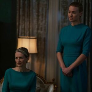 Ever Carradine Instagram - Since @diet_prada posted this, no less than 20 people have texted me the Serena Joy / Ivanka photo. I’m sort of at a loss for words, so I’m going to use a quote from The Handmaid’s Tale and leave it at that:
“Now I’m awake to the world.
I was asleep before.
That’s how we let it happen. 
When they slaughtered Congress, we didn’t walk up. 
When they blamed terrorists 
and suspended the constitution,
we didn’t wake up either. 
They said it would be temporary.
Nothing changed instantaneously. 
In a gradually heating bathtub
you’ll be boiled to death before you know it.”