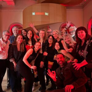 Ever Carradine Instagram - Last night, (almost) all of the people that I love gathered together to celebrate the series wrap of @handmaidsonhulu so obviously I got my ass on a plane. I  can’t wait for you all to see what we’ve been up to. #handmaidstale #thatsawrap