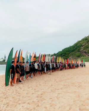 Felicity Palmateer Instagram - EDDIE INVITEE 2024/2025!! What an honour 🥹 The ceremony and blessing was so beautiful. Feeling a range of emotions but more than anything an immense sense of gratitude. Thank you to the @theeddieaikau ohana 💙

@coconutcomradery 
@oliver.risi 
@mattaleong 
@ameliagrayphotography 

#eddieaikau