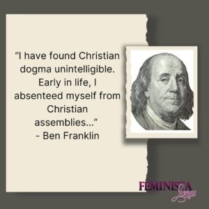 Feminista Jones Instagram - Make America Christian Again!
Or
Errr
Uhhh
Hmmm
This is awkward
#FoundingFathers #ChurchOverThereStateOverHere #CanYallRead #BroDoYouEvenDoHistory #Constitution