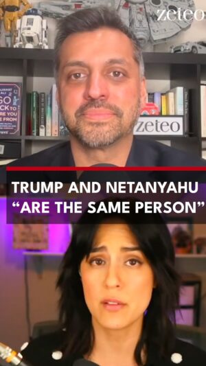 Francesca Fiorentini Instagram - “This is Trump assuming all responsibility for Israel’s ethnic cleansing of the Palestinian people.”

On 'America Unhinged,' Francesca Fiorentini and Wajahat Ali discuss Trump and Netanyahu’s joint efforts to forcibly remove the people of Gaza.

Tune in Tuesdays and Thursdays at 8PM ET! And watch the full episode - link in bio.