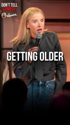 Gabby Bryan Instagram - “Getting Older” 🎤: @gabbyisbryan 

Your soap is a joke! Upgrade your personal care with @drsquatch

#donttellcomedy #gabbybryan #standupcomedy #standup #comedy #jokes #funny #aging #hinge #dating