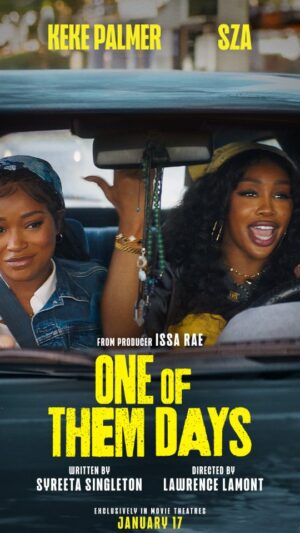 Gabrielle Dennis Instagram - @oneofthemdaysmovie is OUT NOW Nationwide! Get your tickets and then get your laugh on with @keke @sza and a host of others. Congratulations to @lawrencelamont on your directorial debut 👏🏾 congratulations to @hooraemedia @staymacro @sonypictures @msdeniese and ALL the producers on another hit 👏🏾 and congrats @reetafajita on kicking it all off with a funny and relatable script 👏🏾

#OneOfThemDaysMovie #OneOfThemDays #OutNow #SonyPictures #BuddyComedy #MLKweekend