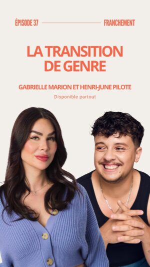 Gabrielle Marion Instagram - La pause des fêtes est officiellement TERMINÉE! Pour ce 37e épisode, j’ai reçu les brillants et gentils @it5g4b et @june.pilote pour discuter de transidentité! 🥰

Bonne écoute! 💛

Présenté par @restaurantnormandin !
Je suis très contente de vous offrir 20% de RABAIS sur votre prochaine commande en ligne avec le code FRANCHEMENT20 🍕🍳
#podcast #franchement #balado #cafaitplaisir #lgbtq #discover