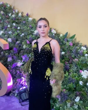Gamila Awad Instagram - @joyawards ✨

Dressed in @eliasriga X @chopard 

Styled by @yasminekenawi and glammed by @ayaabdelhamid and @mr.bishoo @alsagheersalons
Photography by @asmalqadi_