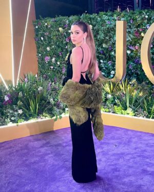 Gamila Awad Instagram - @joyawards ✨

Dressed in @eliasriga X @chopard 

Styled by @yasminekenawi and glammed by @ayaabdelhamid and @mr.bishoo @alsagheersalons
Photography by @asmalqadi_