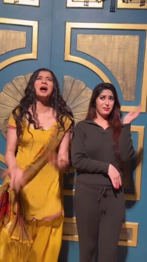 Garima Jain Instagram - ‘’Gehna x Premleeela’’ the ultimate collab 💪🏻😆♥️ 
#premleeela #gehna #premleela #instagram #instagood #instalike #instalove #explore #explorepage #funny #comedy #fyp #foryou