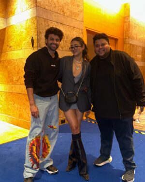 Gayatri Bhardwaj Instagram - What a crazy nightttt @amazonmxplayer #streamnext2025 
Congratulations to the whole team!✨Can’t wait to watch all the fun shows this year!❣️